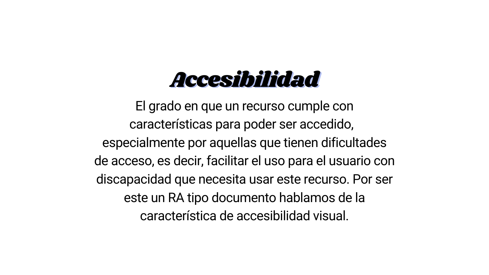 Accesibilidad